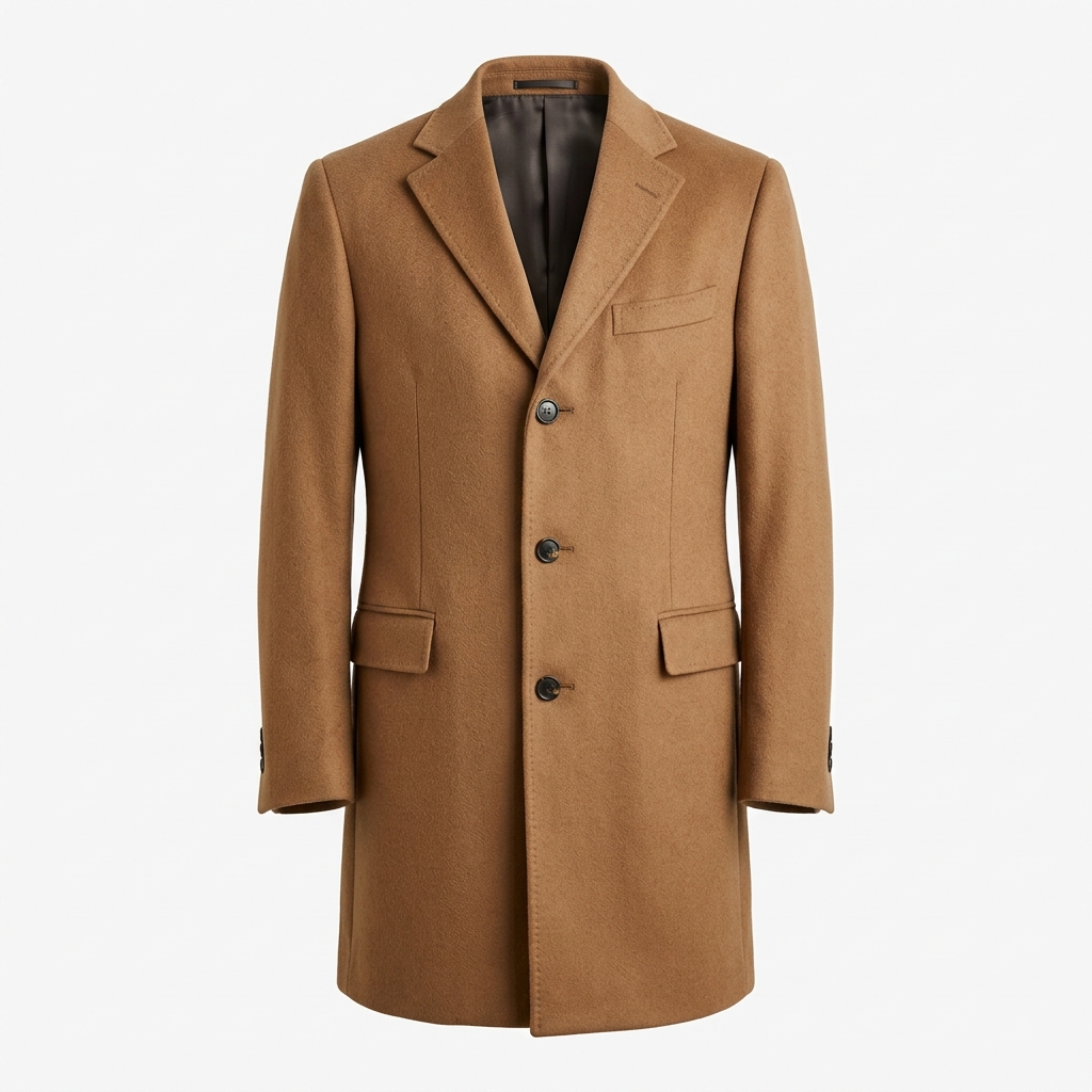 Camel Cashmere Overcoat